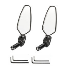 Adjustable 360 Degree Bicycle Mirror, Cycling Rear View Handlebar Mirror, Bike Accessories Oval