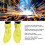 Bright Yellow Shoe Protectors Multilayer Breathable 1 Pair 6