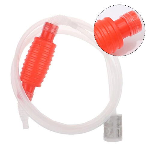 Flexible Silicone Hose Siphon Pump for Easy Liquid Transfer with Hand Pump 1
