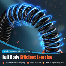 Kabellose Battle Ropes mit Verstellbaren Widerstandsfedern - Gewichtetes, Seilloses Battle Rope für das Heimtraining