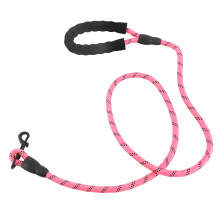 5ft Reflective Dog Leash, 1cm Diameter, Padded Handle for Large Pets