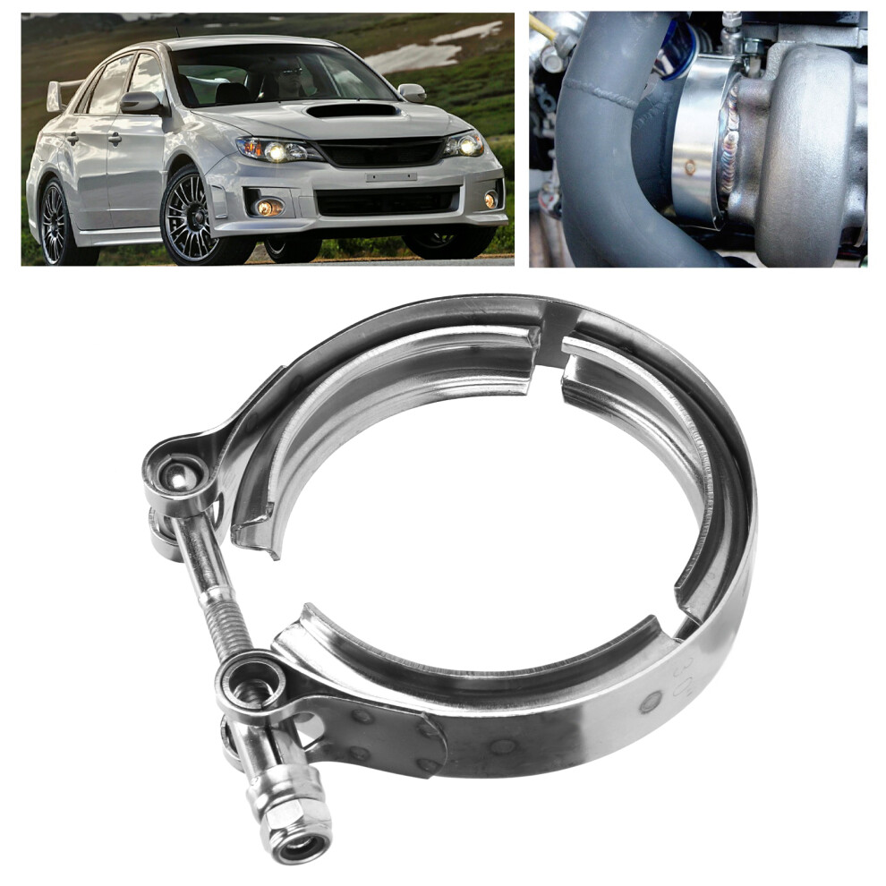 3In Stainless Steel V-Band Clamp For Turbocharger Exhaust Downpipe Universal 4601391573065