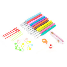 Ergonomic Crochet Hook Set 2.0mm-8.0mm with Soft Rubber Grip