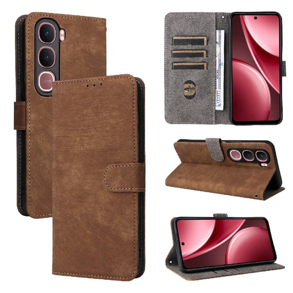 () Case For Vivo Y21d Card Slots Cover Pu Leather Rfid Blocking Magnetic Closure Flip Folio Wallet 764563201815