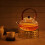 Round Teapot Warmer Stainless Steel Heating Base with 6