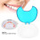 Light Blue Portable Denture Box 100ml Plastic Storage for False Teeth 4