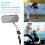 Aluminum Alloy Motorcycle Handlebar Mirrors Universal 2-Pack 3