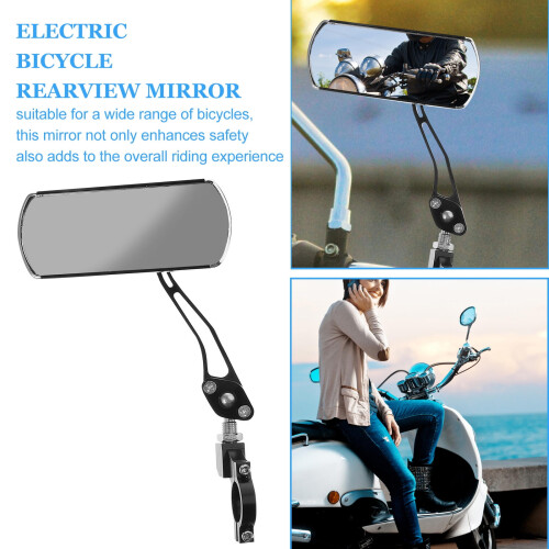 Aluminum Alloy Motorcycle Handlebar Mirrors Universal 2-Pack 2