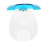 Light Blue Portable Denture Box 100ml Plastic Storage for False Teeth 7