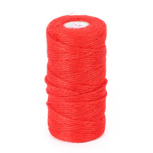 Natürliche Jute-Hanf-Garneloop 100 m für Basteln, Gartenarbeit & Dekoration