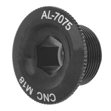 Aluminium Alloy Crank Cover Screws 2Pcs M18 for Mountain Bike Repair