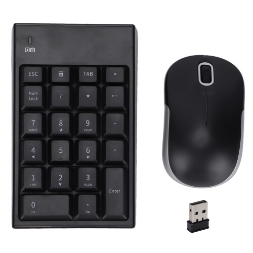 Wireless Numeric Keyboard Mouse Set MC-61CB, Black, 10m Range 1