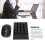 Wireless Numeric Keyboard Mouse Set MC-61CB, Black, 10m Range 6