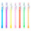 Translucent Pencil Multi Point Pencil Multicolor Not-Sharpening Stackable Pencils Popup Pencil with Eraser Top 4