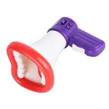 Kids Voice Changer Toy with Laughter, Megaphone Gift, White