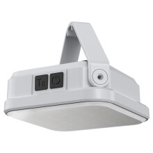 Lampe Solaire D'Urgence pour Camping, Lampe de Travail Portable D'Extérieur à LED SMD Rechargeable avec Affichage Numérique de L'Alimentation