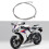 Universal 130cm Brake Hose Steel PVC 12