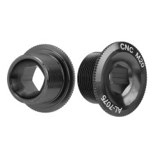 Aluminium M20 Crank Fixing Bolts 2 Pack for Mountain Bikes Black Durable Alloy