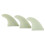 SUP Surfbrett Finnen 3er Set Gelb 7
