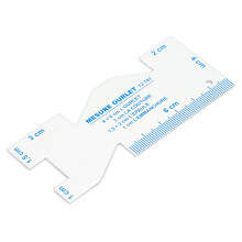 Aluminium Seam Measuring Gauge Sewing Ruler for Pattern Making Drawing Cutting
