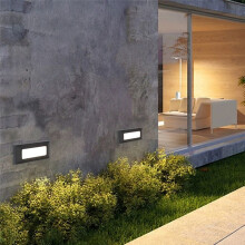 Waterproof LED Wall Lamp 3W IP65 Outdoor LED Stair Light Surface Mounted LED Step Light Staircase Wall Night Light