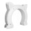 Cat Interior Door Kit, Easy to Install, White, ABS Material 2