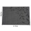 Red Leaf Pattern PVC Placemats (Set of 4) 2