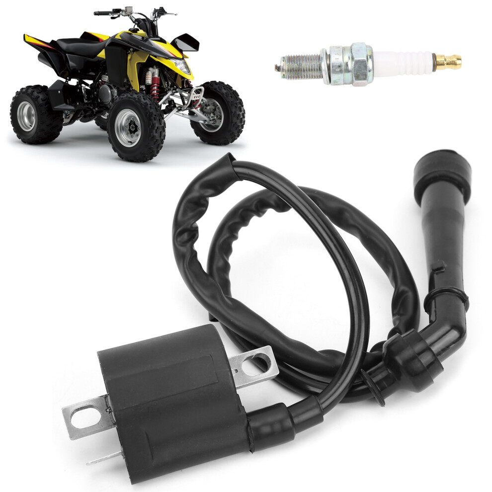 Atv Ignition Coil & Spark Plug Set For Z400 Ltz400 2003-2013 5021391575668