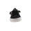 Crest Vibe Linen Sort Sneaker - Dame 8W 7