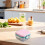 Boîte à lunch Bento pour enfants – Étanche, compatible micro-ondes, 5