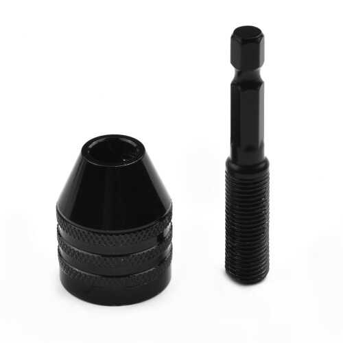 Τρυπάνι χωρίς κλειδί, τσοκ τρυπανιού γρήγορης αλλαγής, μαύρο εργαλείο, 2