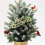 Glittery Christmas Tree Hanging Decor Silver 11.8 inch 5