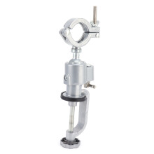 Electric Drill Stand Holder Aluminum Alloy 360 Adjustable Silver