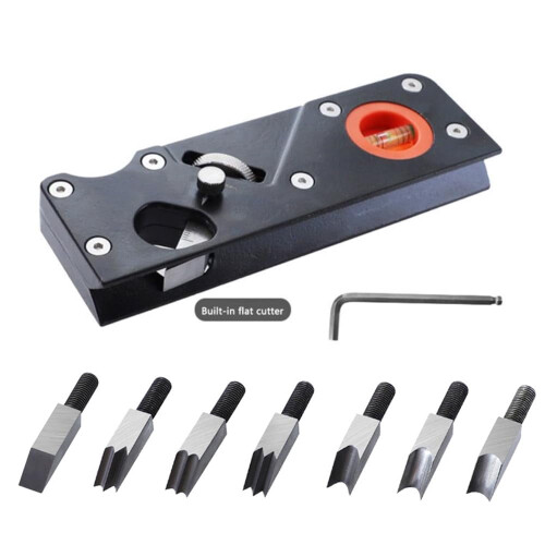 Chamfer Planer Adjustable Depth 45 Degree Bevel 8 Pcs 1