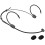 Cardioid headset mic black lightweight double earhook 2