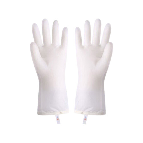 Dishwashing Gloves Long Cuff Velvet Lining Thick Wetproof 1