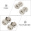 2pcs Folding Desk Flap Hidden Hinge Practical Home Folding Dining Table Hinge 6