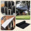 Waterproof Canvas Fabric Black 60x55 Inch 6