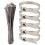 30Pcs Stainless Steel Cable Ties Heat Resistant Silver 8