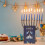 30 τεμάχια ευχετήριες κάρτες Hanukkah με φακέλους για εβραϊκό πάρτι με θέμα το πουλί 8