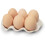6 Cups ceramic egg holder, Decorative Serving Egg Stand, Holds Half Dozen Eggs for Fridge & kitchen Countertop Display (white) 2