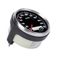 85MM Speed Gauge Meter 0‑220 km/h 2-in-1 LCD Display for Car Truck Boat