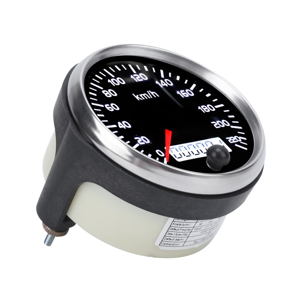85Mm Speed Gauge Meter 0Â220 Km/H 2-In-1 Lcd Display For Car Truck Boat 8481391576824
