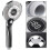 LED Shower Head with Temp Display, 3 Color Modes & Water Saving 4
