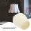 1Pc Yellow Bedside Table Lamp Shade Easy Install Cloth Cover 6