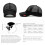 Baseballkappe mit Netzgewebe, Sonnenhut, Unisex, gestickter Buchstabe 2