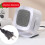 Portable electric ceramic space heater with thermostat 3