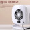 Portable electric ceramic space heater with thermostat 6