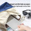Tragbare digitale Badezimmerwaage mit USB-Ladefunktion, Mini-Reise-Körperwaage 2