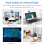 Webcam com microfone embutido, lente de vidro HD, compatível com Windows 7/8/10/11 e USB 2.0. 3